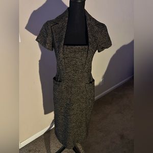 NWT Annelore Square Neck Wool Dress